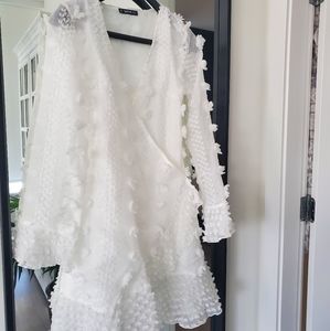 White whimsical dress